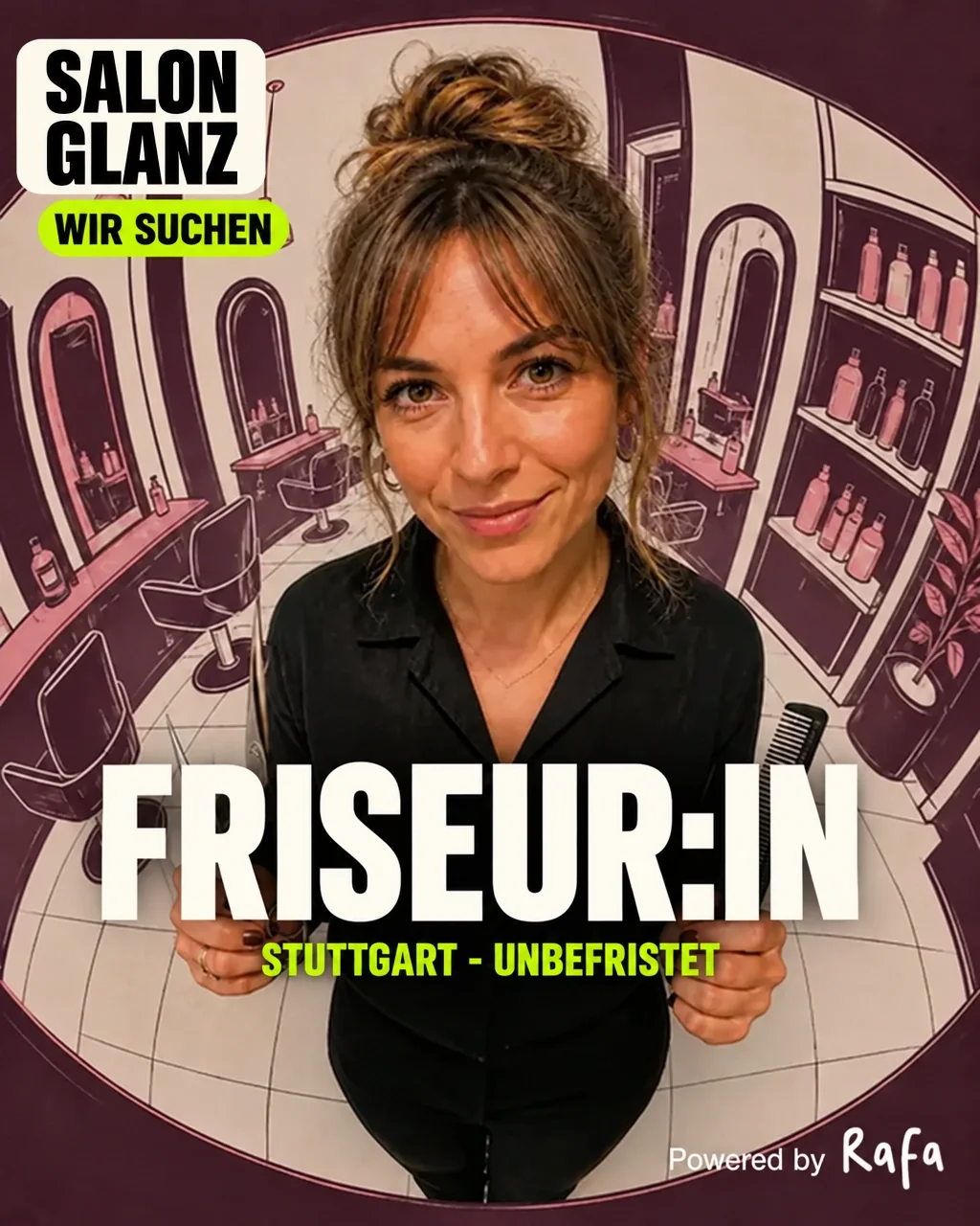 Anzeige Friseur:in, Salon Glanz · Stuttgart